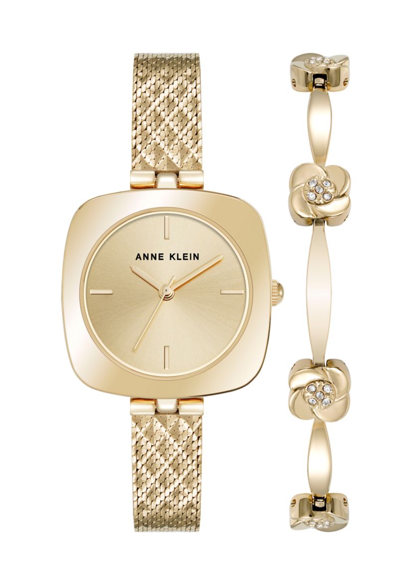 Anne Klein Quartz Elegant Hidden Crystal Gold-Tone Alloy  display picture 1