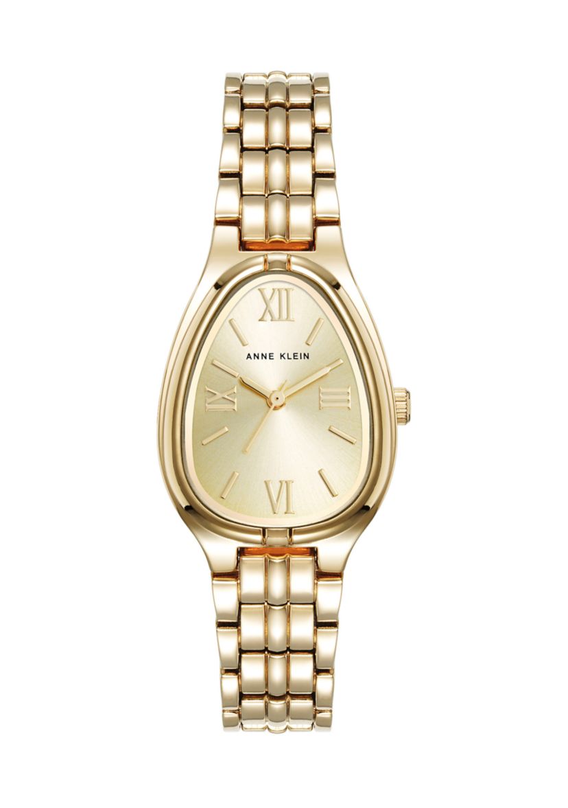 Quartz Vintage Oval Dial Alloy Metal Watch