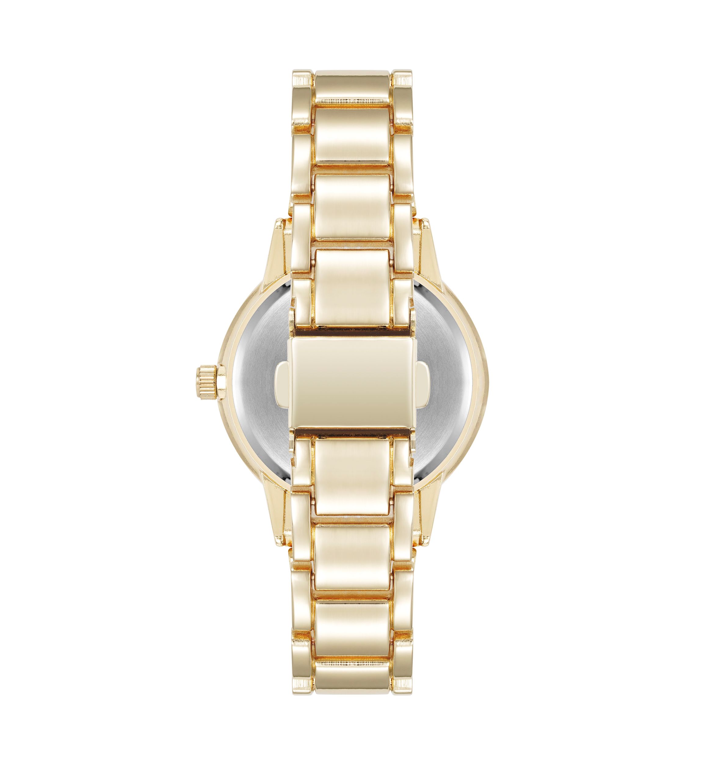 Quartz Minimalist Gold Tone Alloy Metal Watch