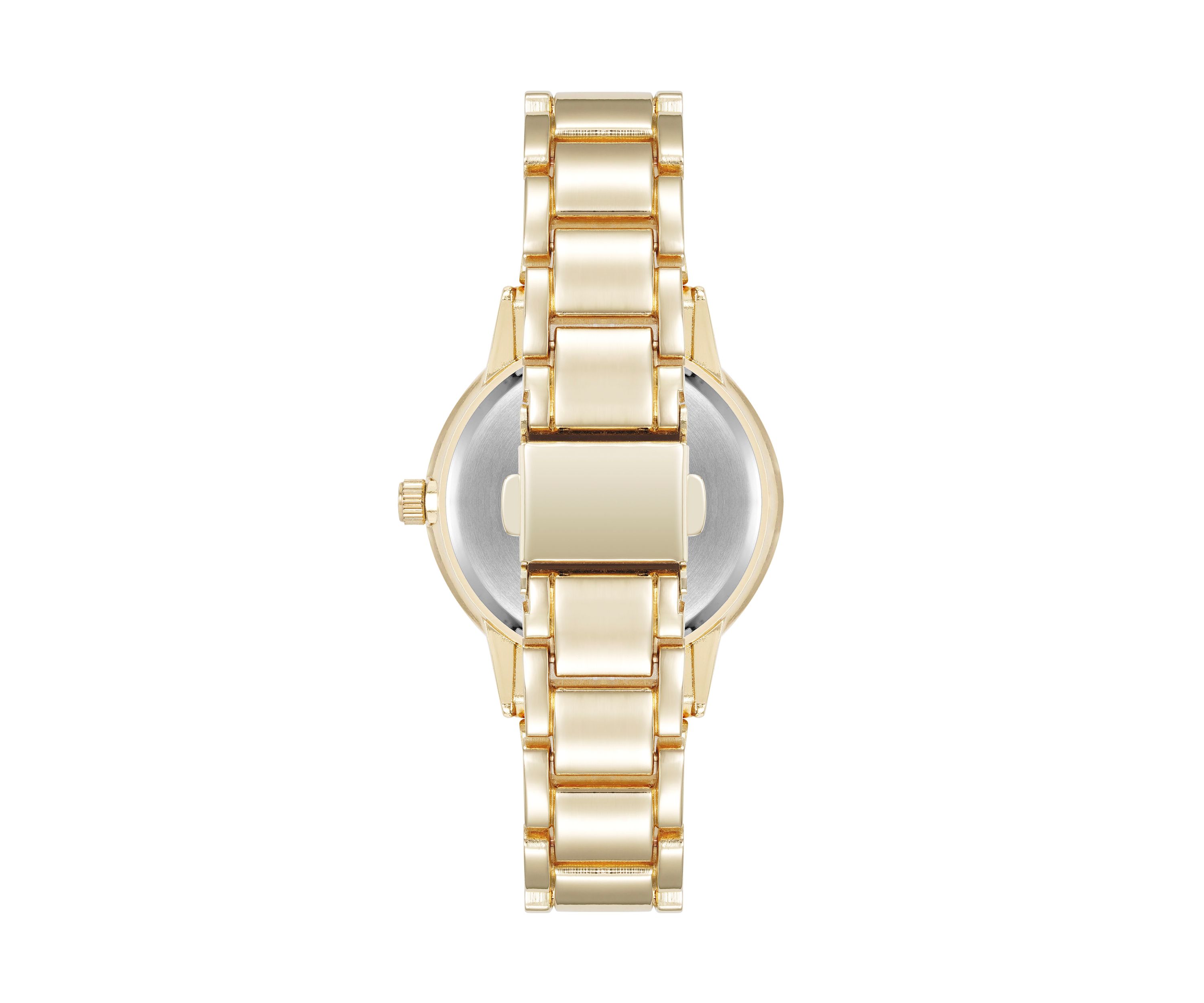 Quartz Minimalist Gold Tone Alloy Metal Watch