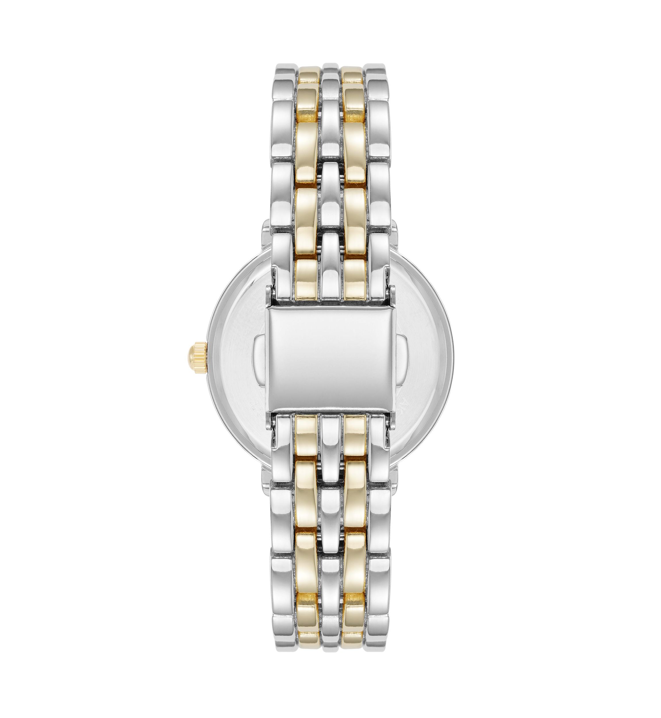 Quartz Classy Two Tone Metal Alloy 30 Millimeter Watch