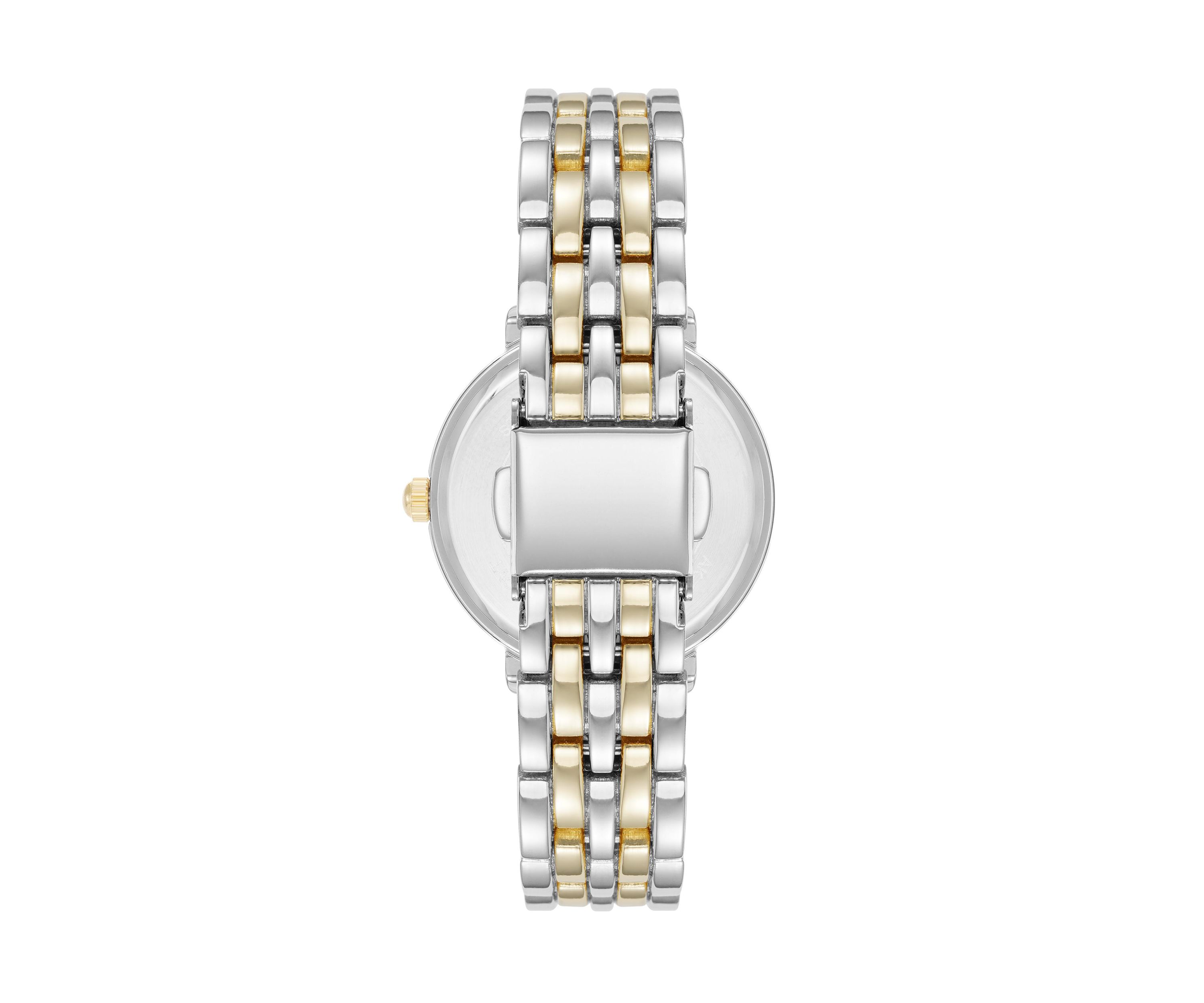 Quartz Classy Two Tone Metal Alloy 30 Millimeter Watch