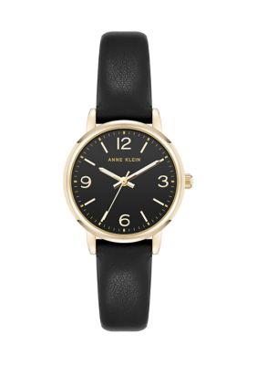 Anne Klein Black Gold Tone Watch | Belk display picture 1