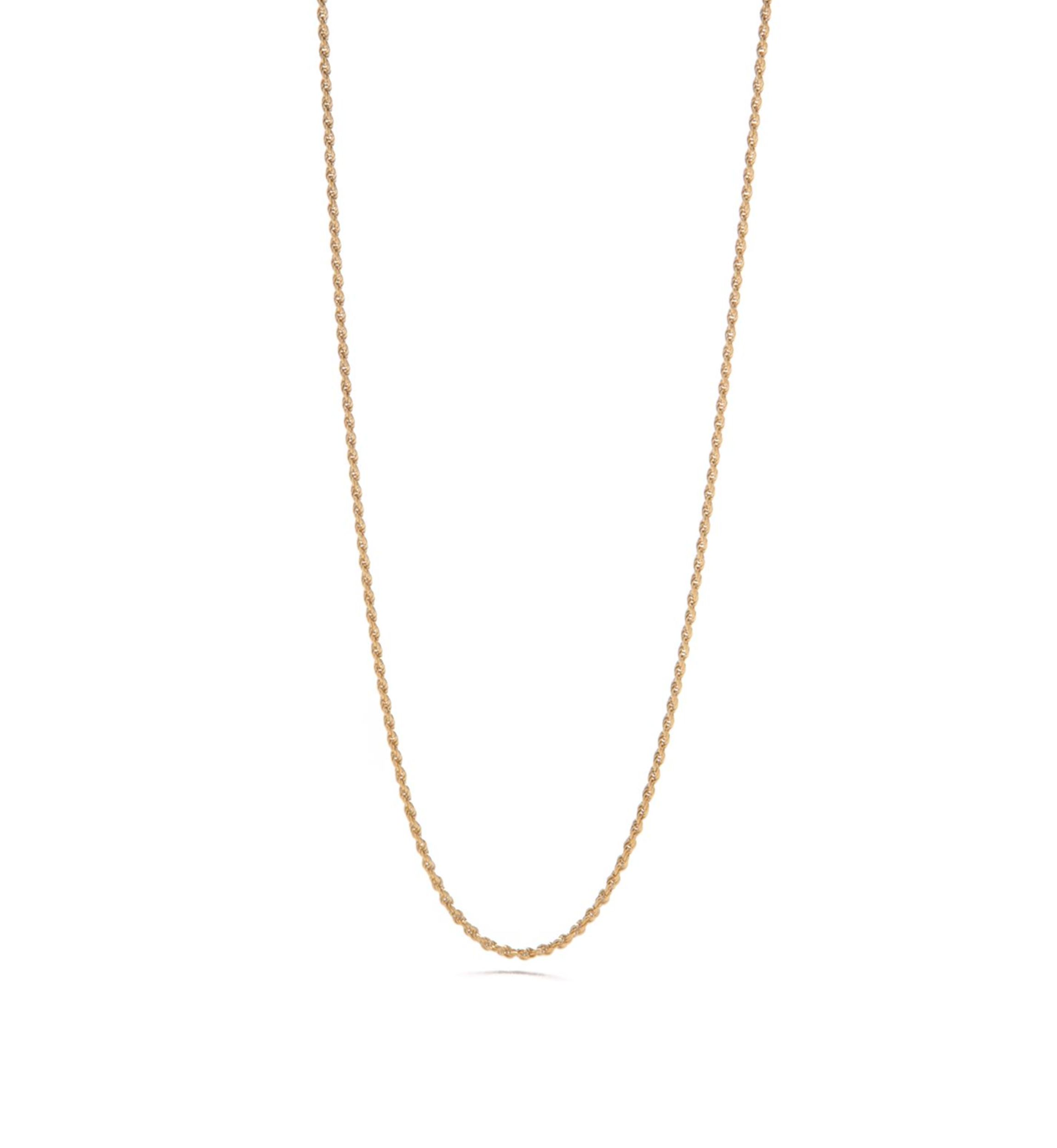 24K Gold Over Sterling Silver Chain Necklace