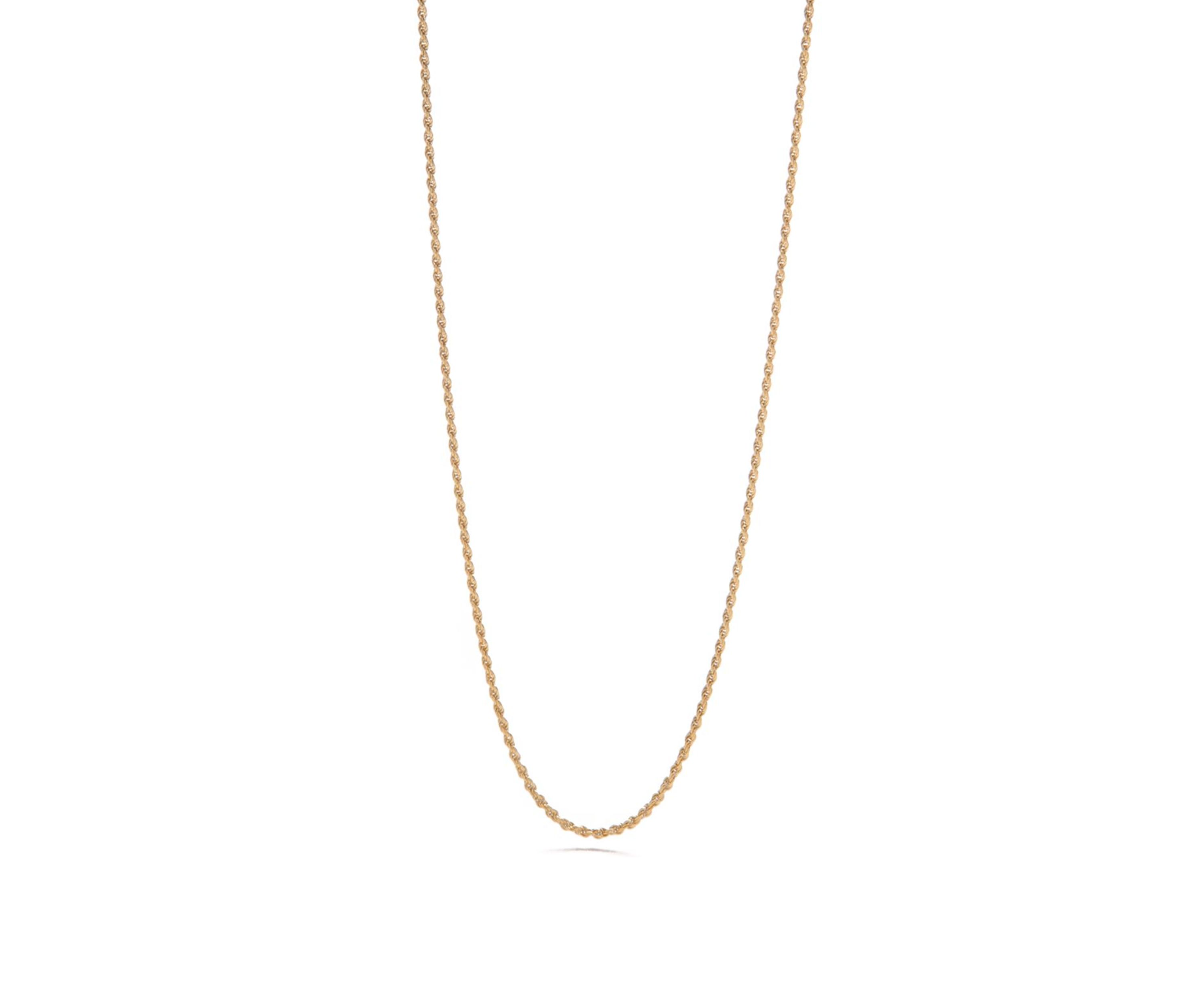 24K Gold Over Sterling Silver Chain Necklace