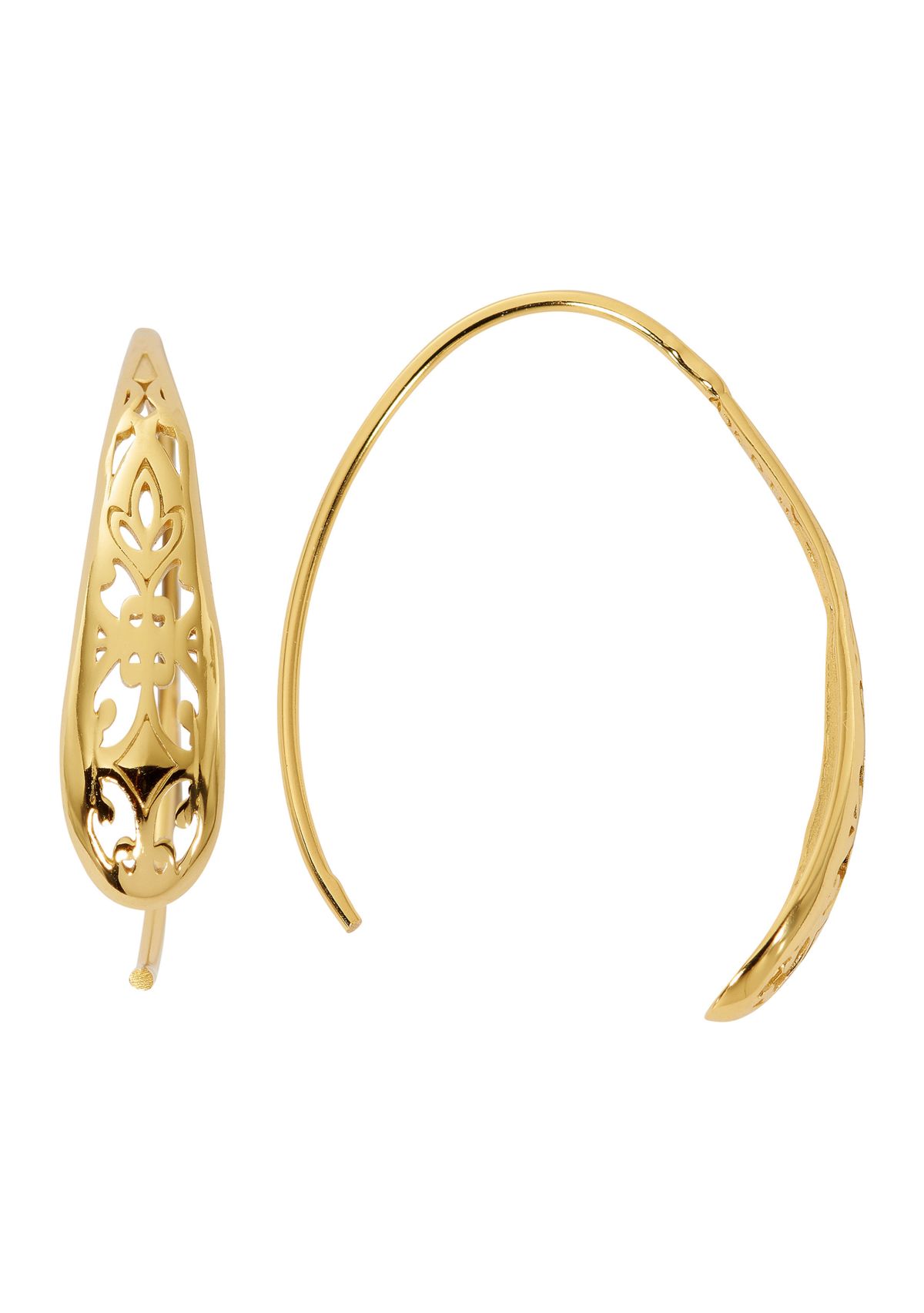Gold Over Fine Silver Plated Earrings