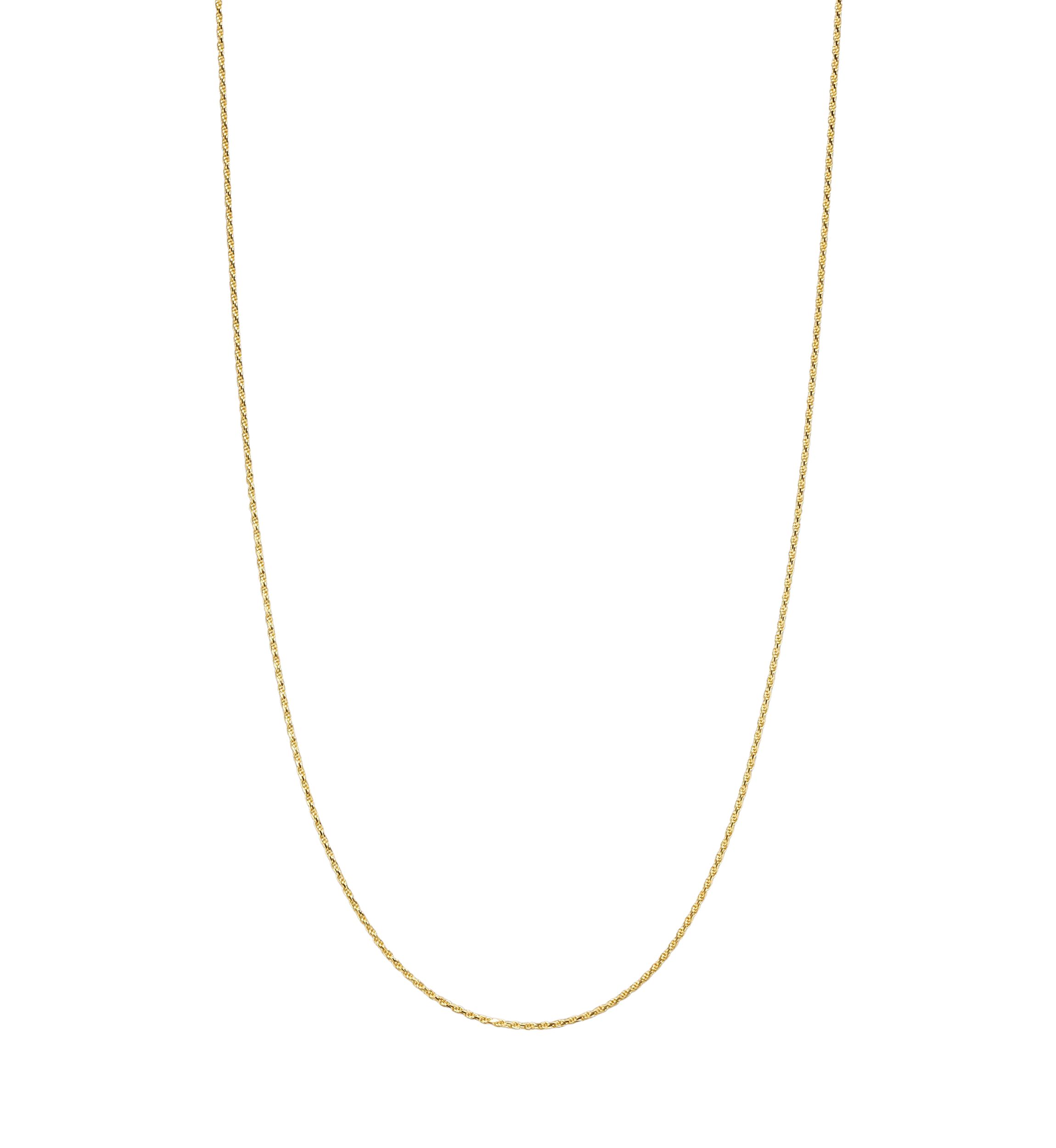Gold Over Sterling Silver Rope Chain 