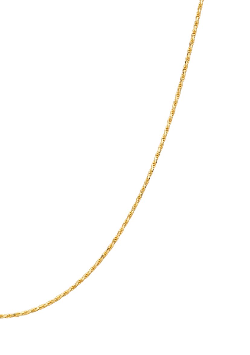 Gold Over Sterling Silver Rope Chain 