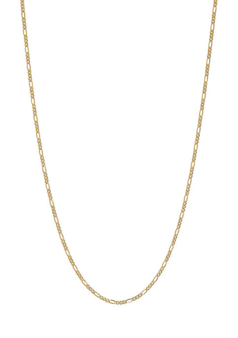 Belk Silverworks 18 Inch Figaro Chain Necklace