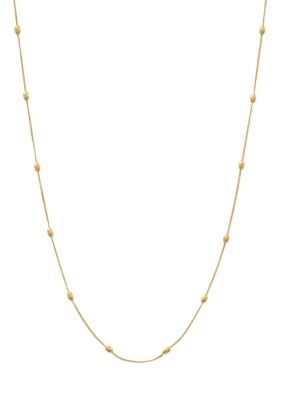 Belk Silverworks 18" Gold Plated Italian Chain
