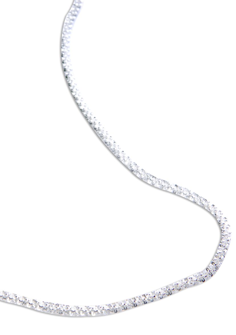 18" Silver Plated Fancy Rolo Chain 