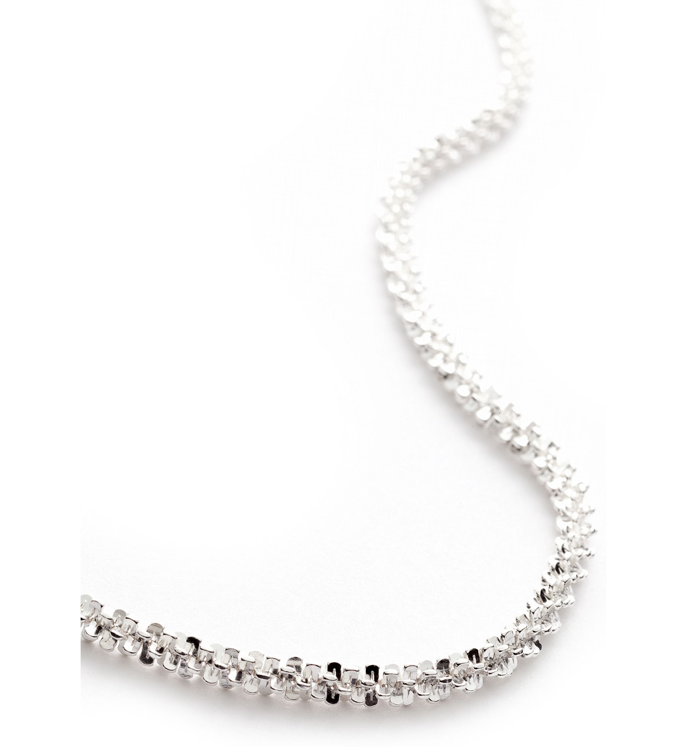 24" Silver Plated Fancy Rolo Chain