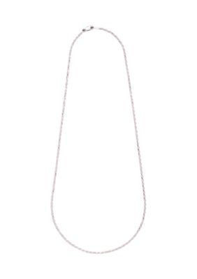 Belk Silverworks 20" Rope Chain Necklace, Silver