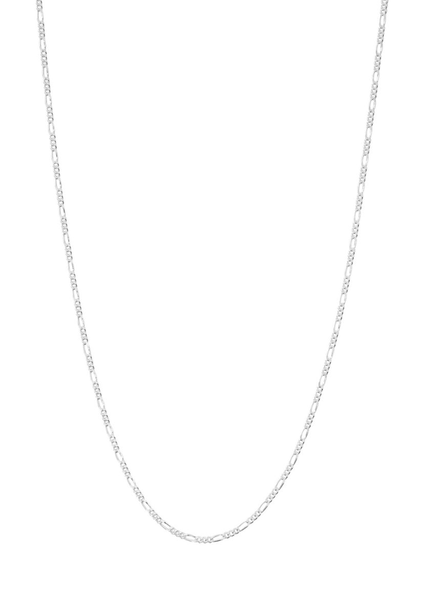 Silver Plated Figaro Chain