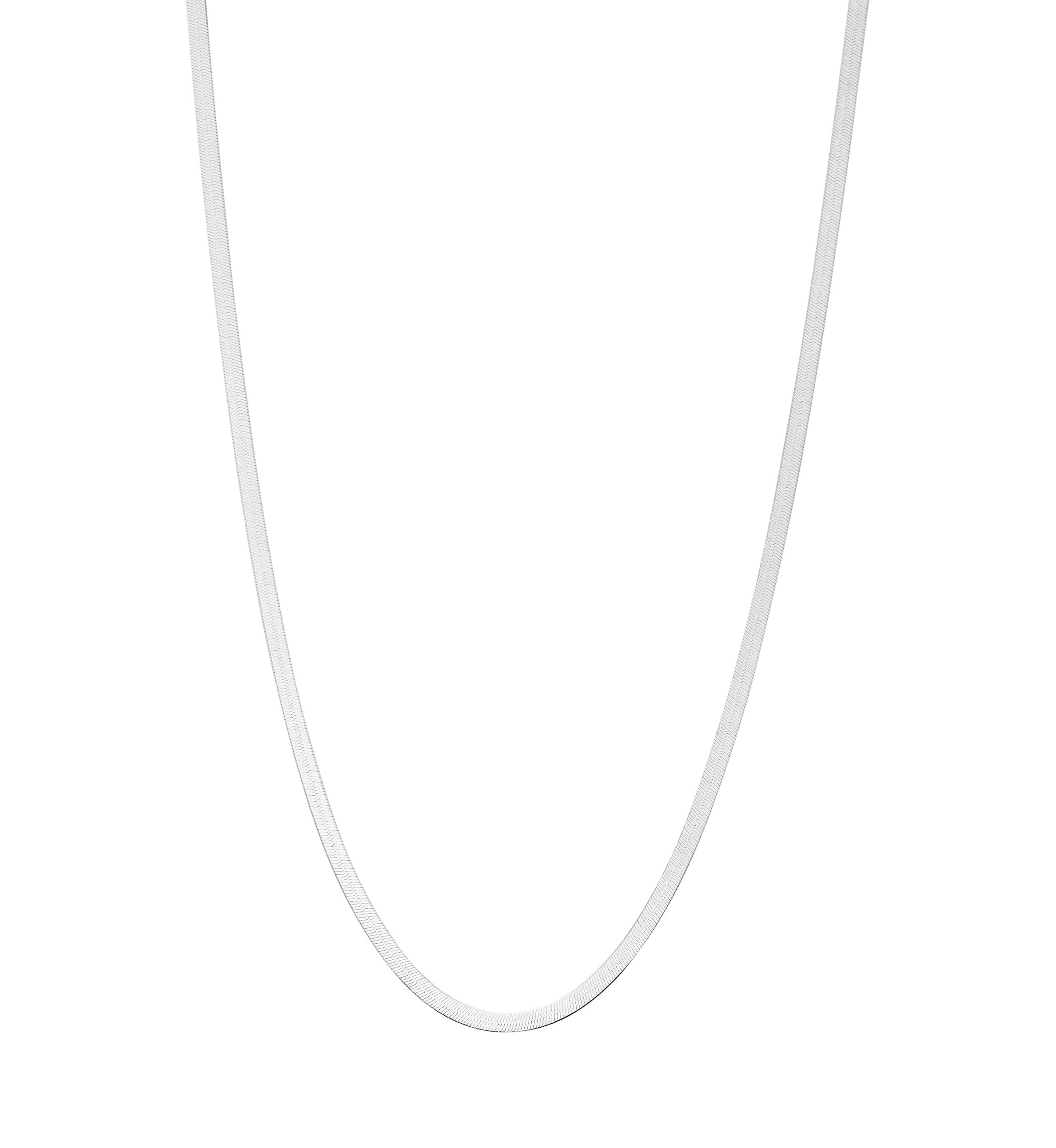 Fine Silver Plated Chain Necklace