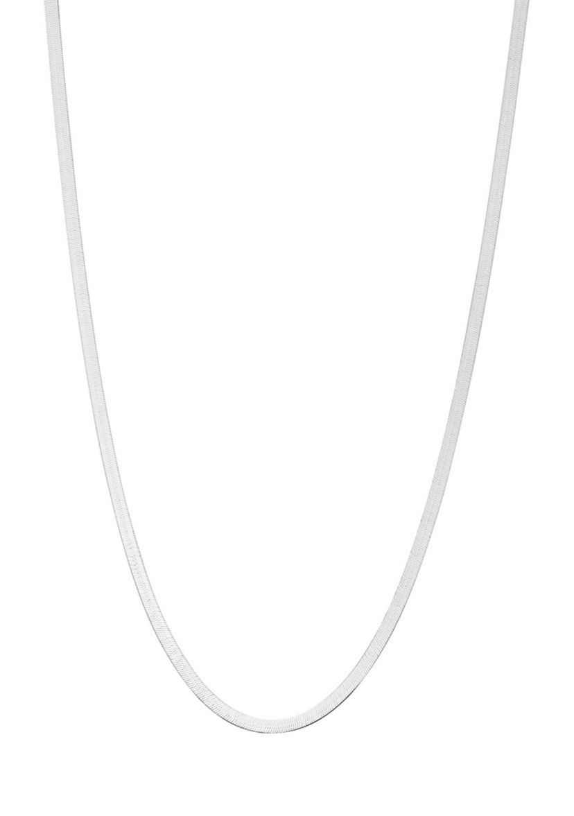 Fine Silver Plated Chain Necklace