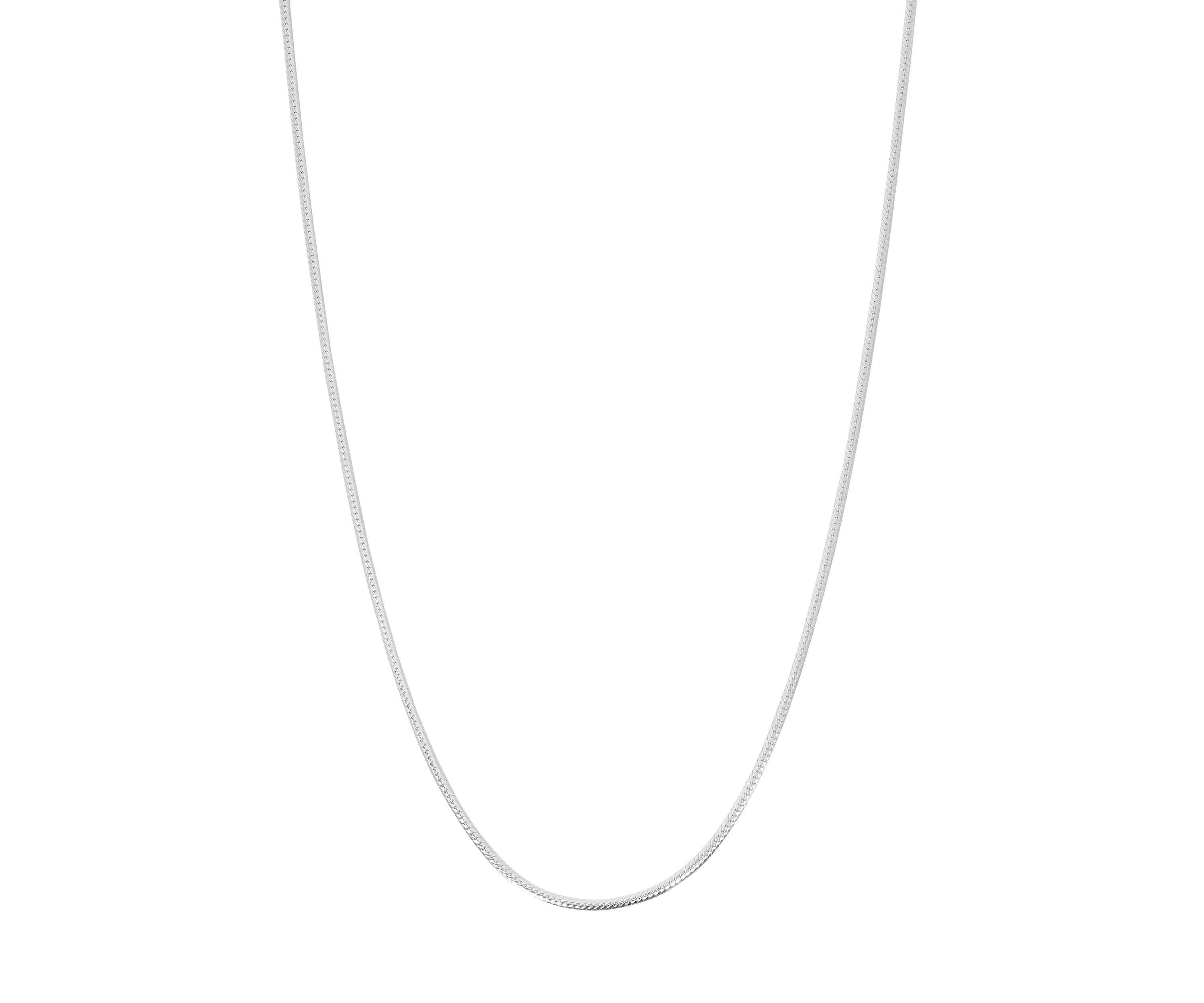 Silver Plated 18 Chain Link Necklace
