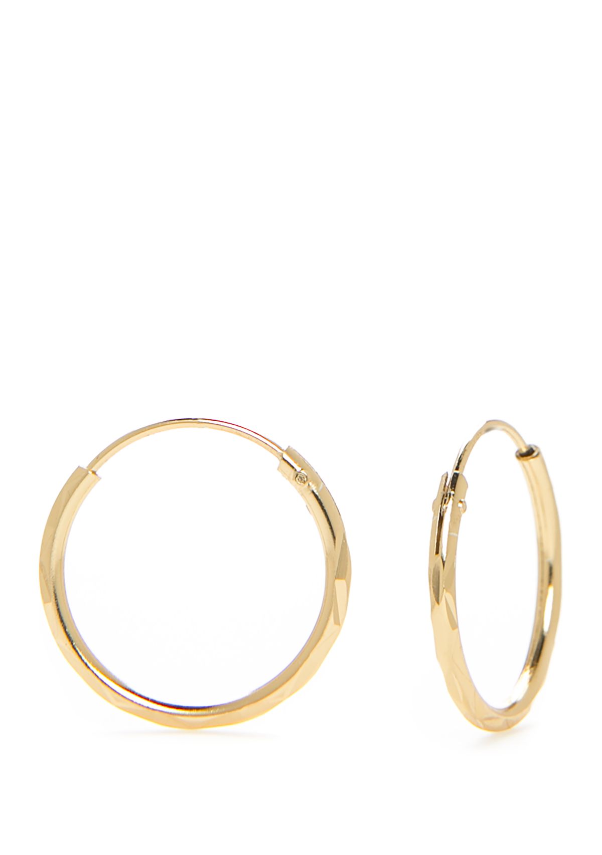 Sterling Silver Endless Hoop Earrings