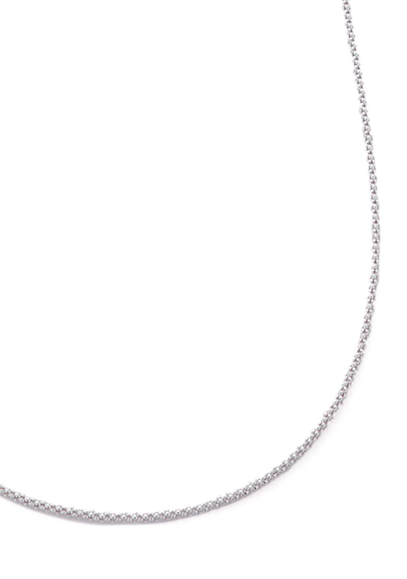 Sterling Silver Popcorn Necklace 