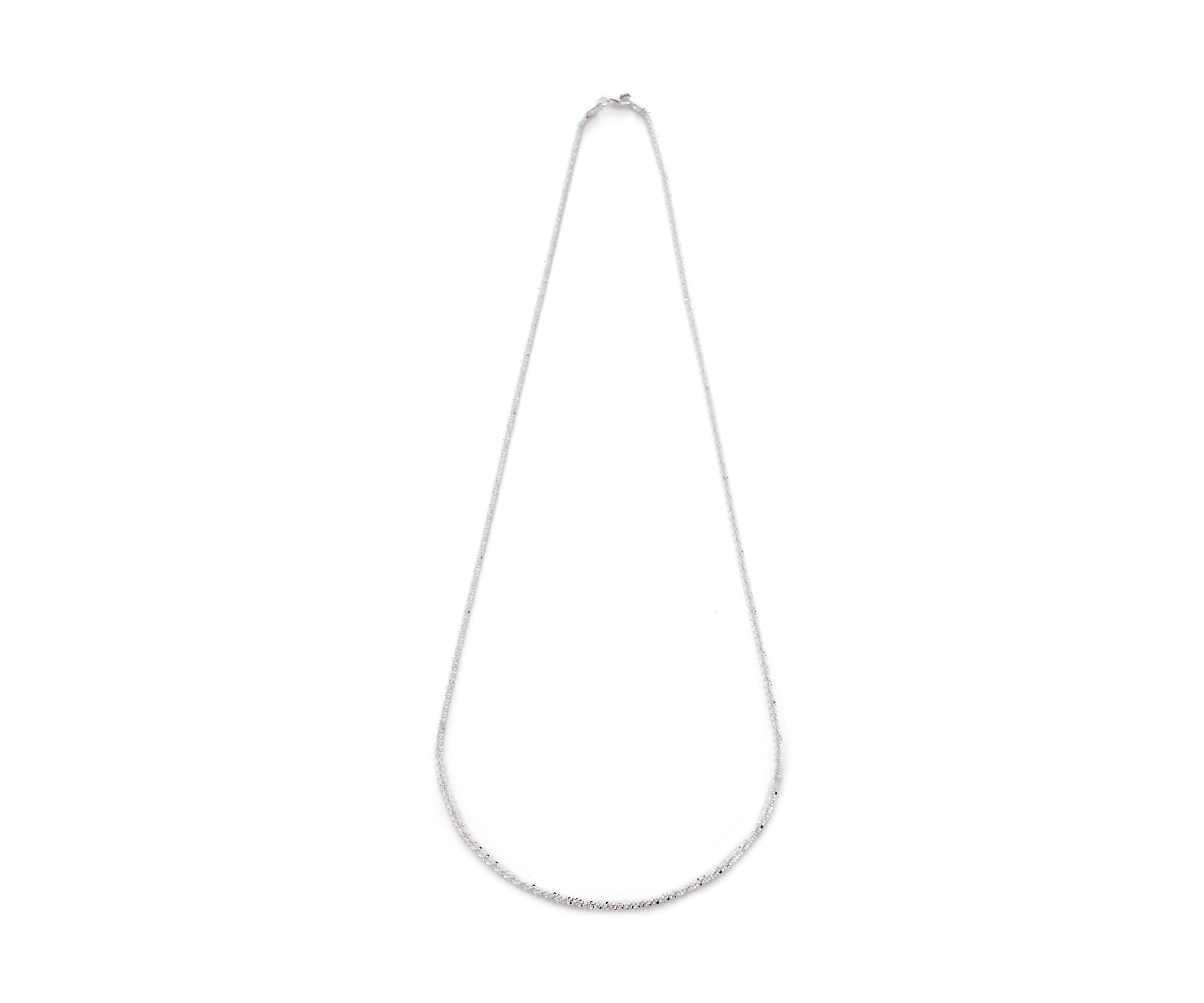 Sterling Silver Twist Necklace