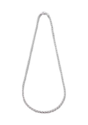 Belk Silverworks Sterling Silver 80 Rope Necklace