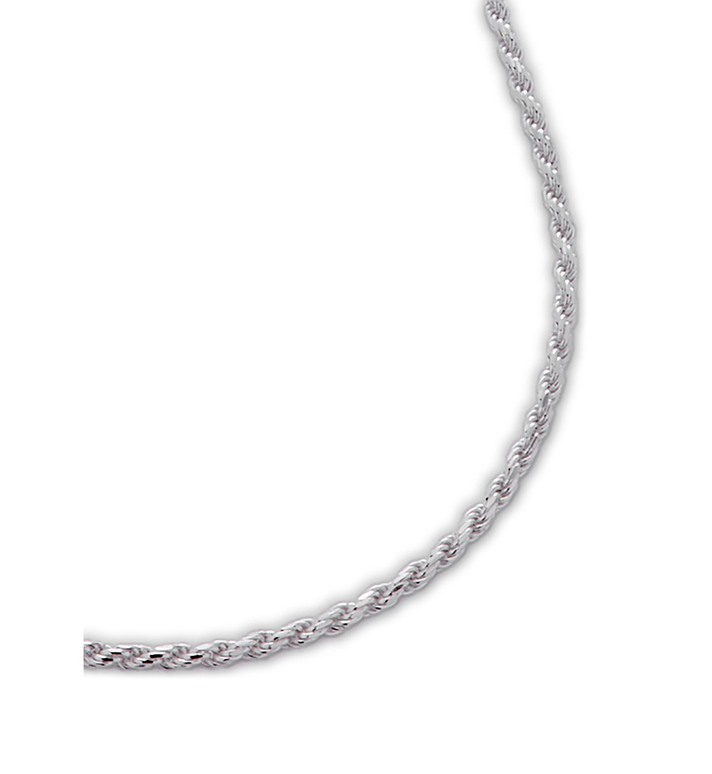 Sterling Silver 18 Inch Rope Chain Necklace