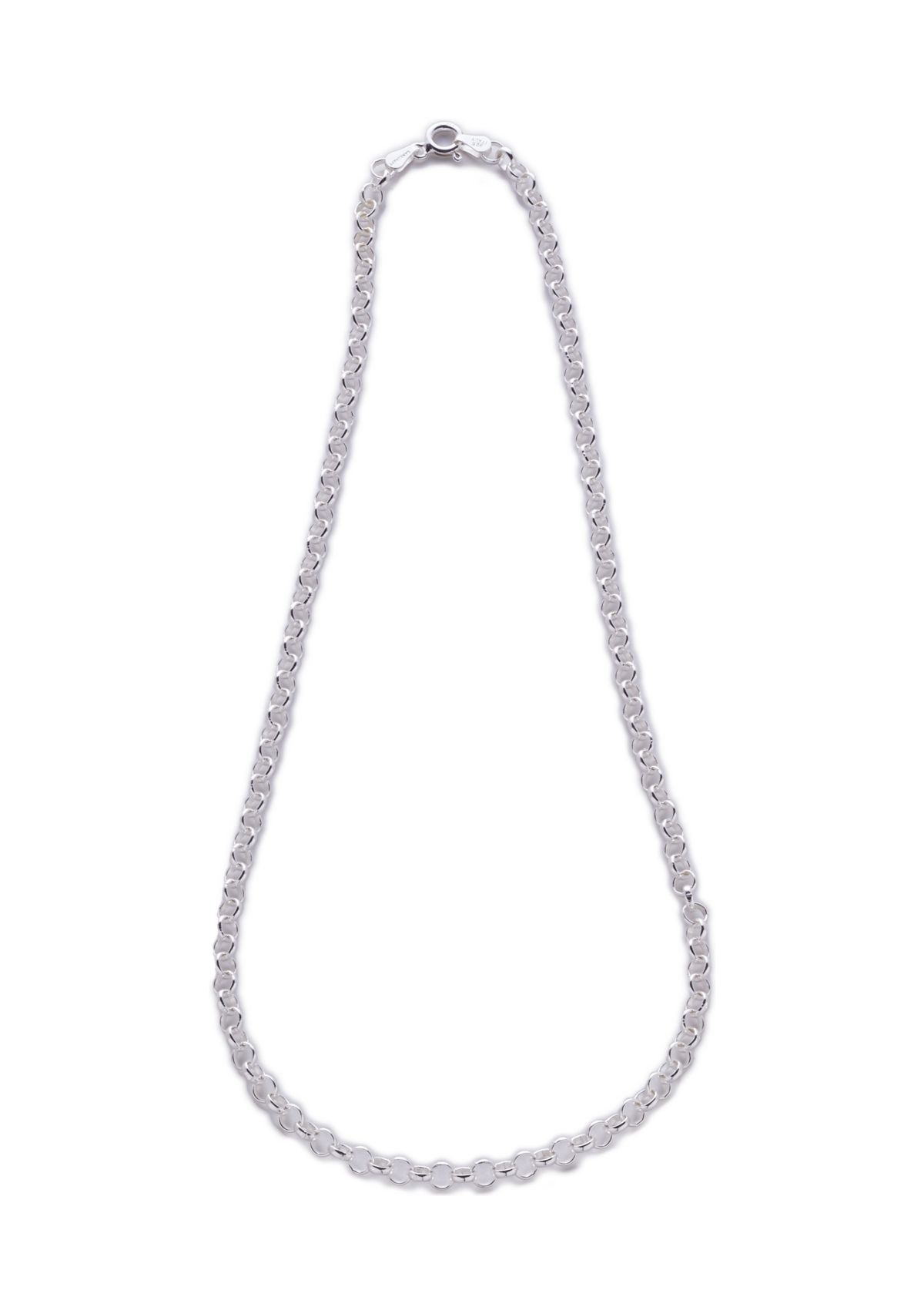Sterling Silver Logo Necklace 