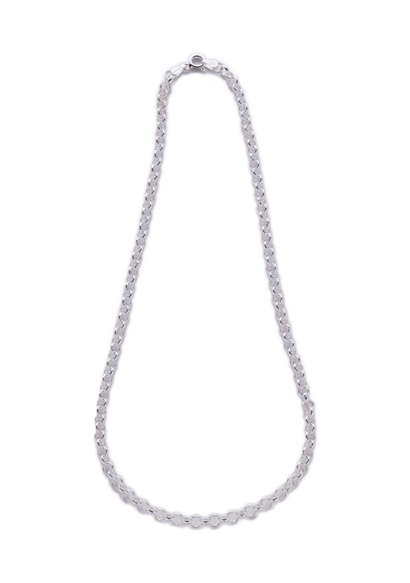 Sterling Silver Logo Necklace 