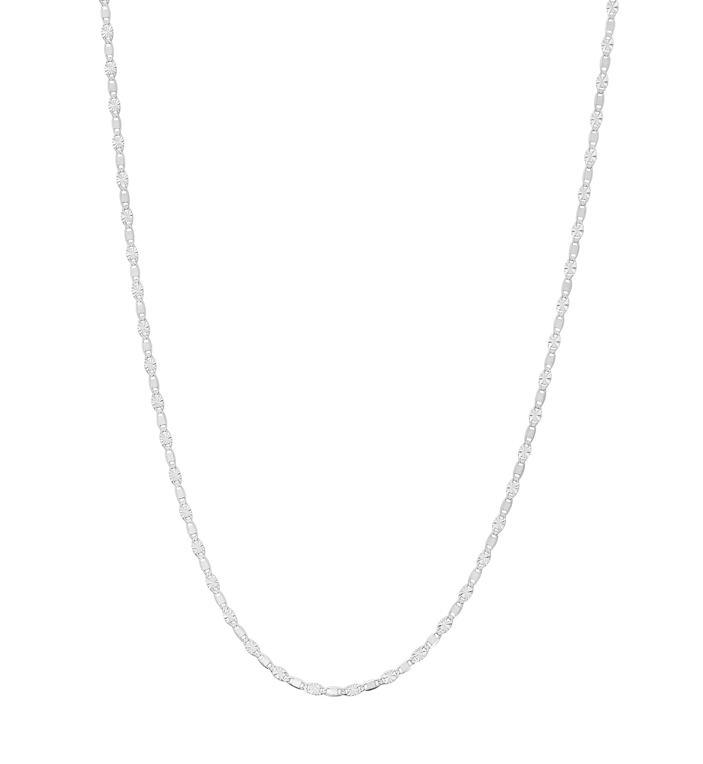 Italian Sterling Silver Chain Necklace 