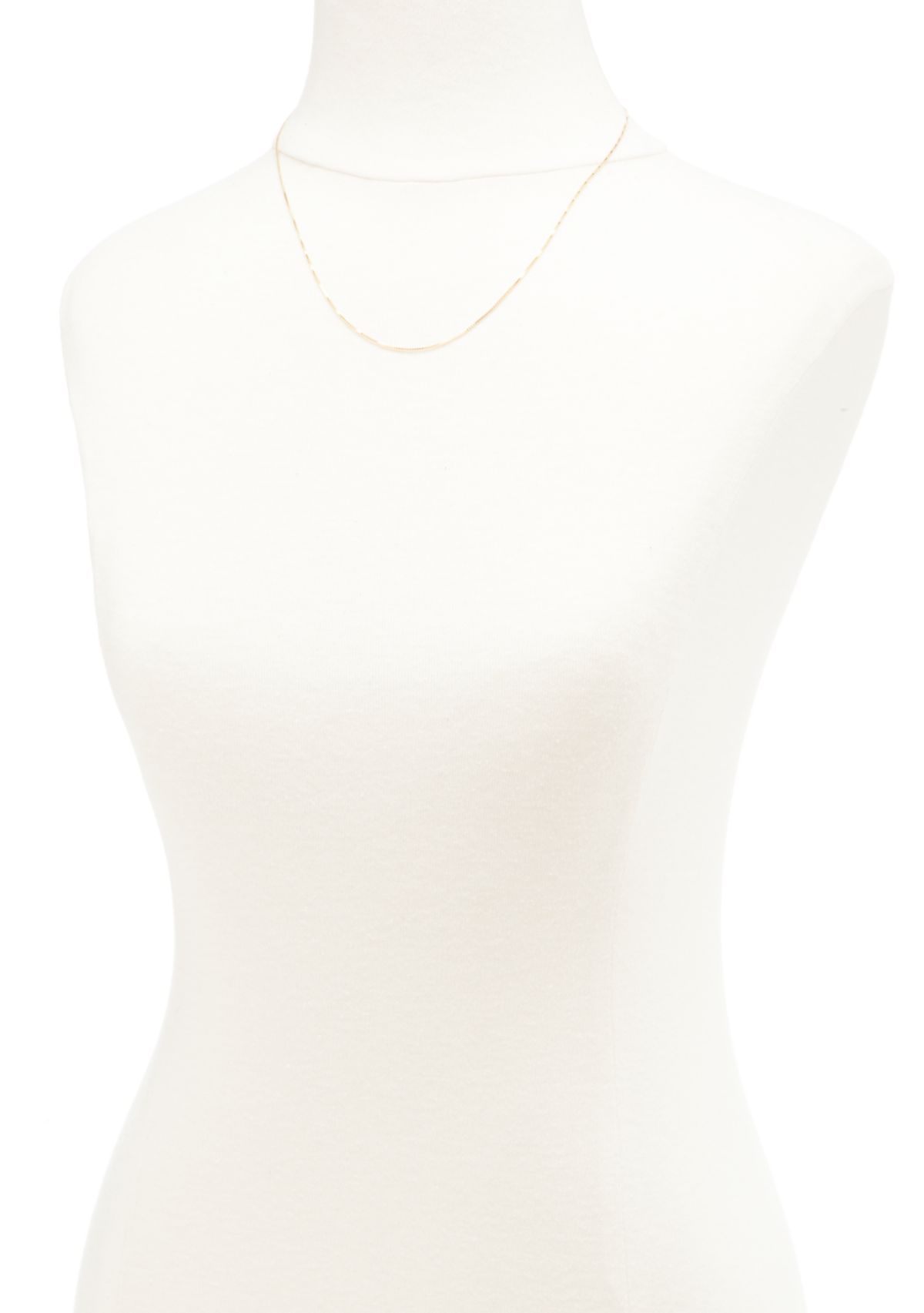 24k Gold over Sterling Silver Box Chain