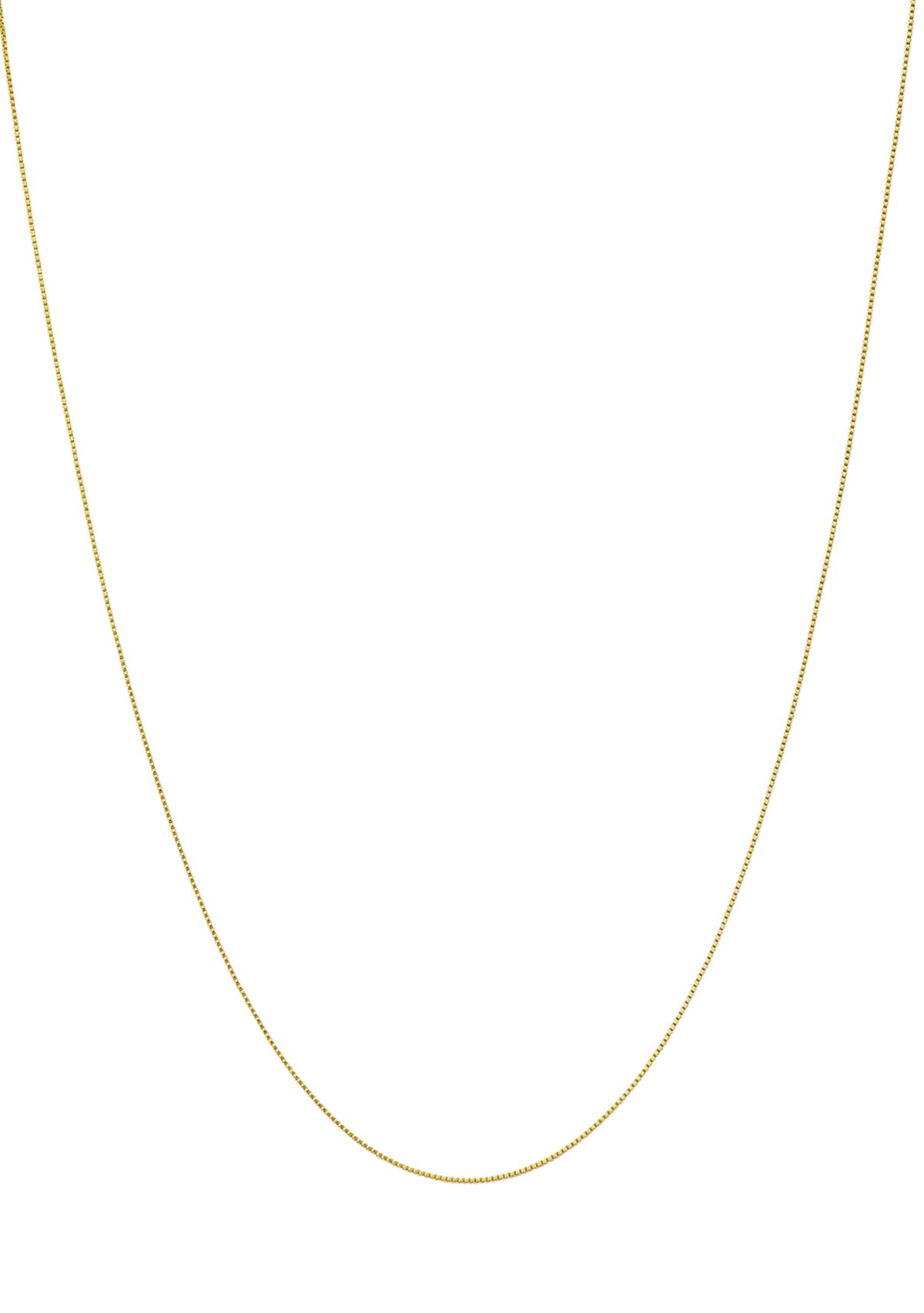 Gold Over Sterling Silver Chain