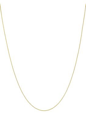 Gold Over Sterling Silver Chain