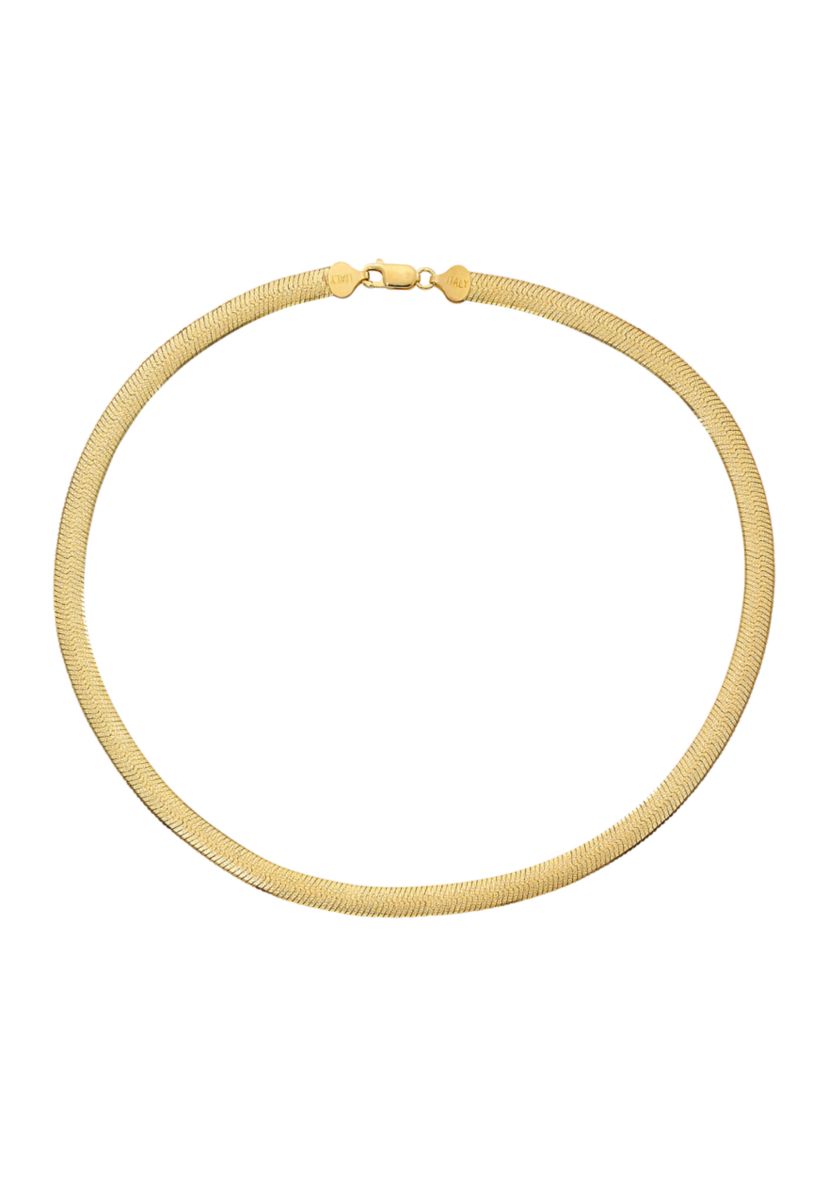 18 Inch Omega Chain Necklace