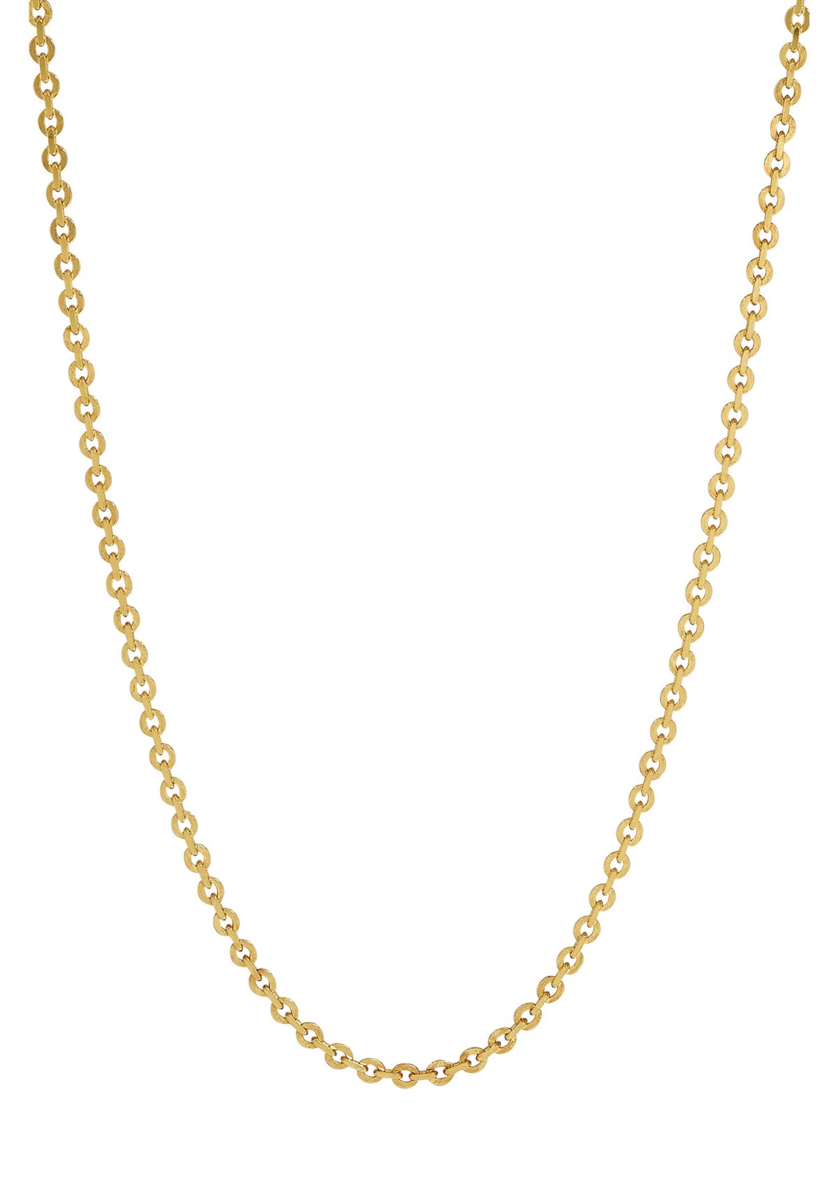 Gold-Plated Chain Necklace