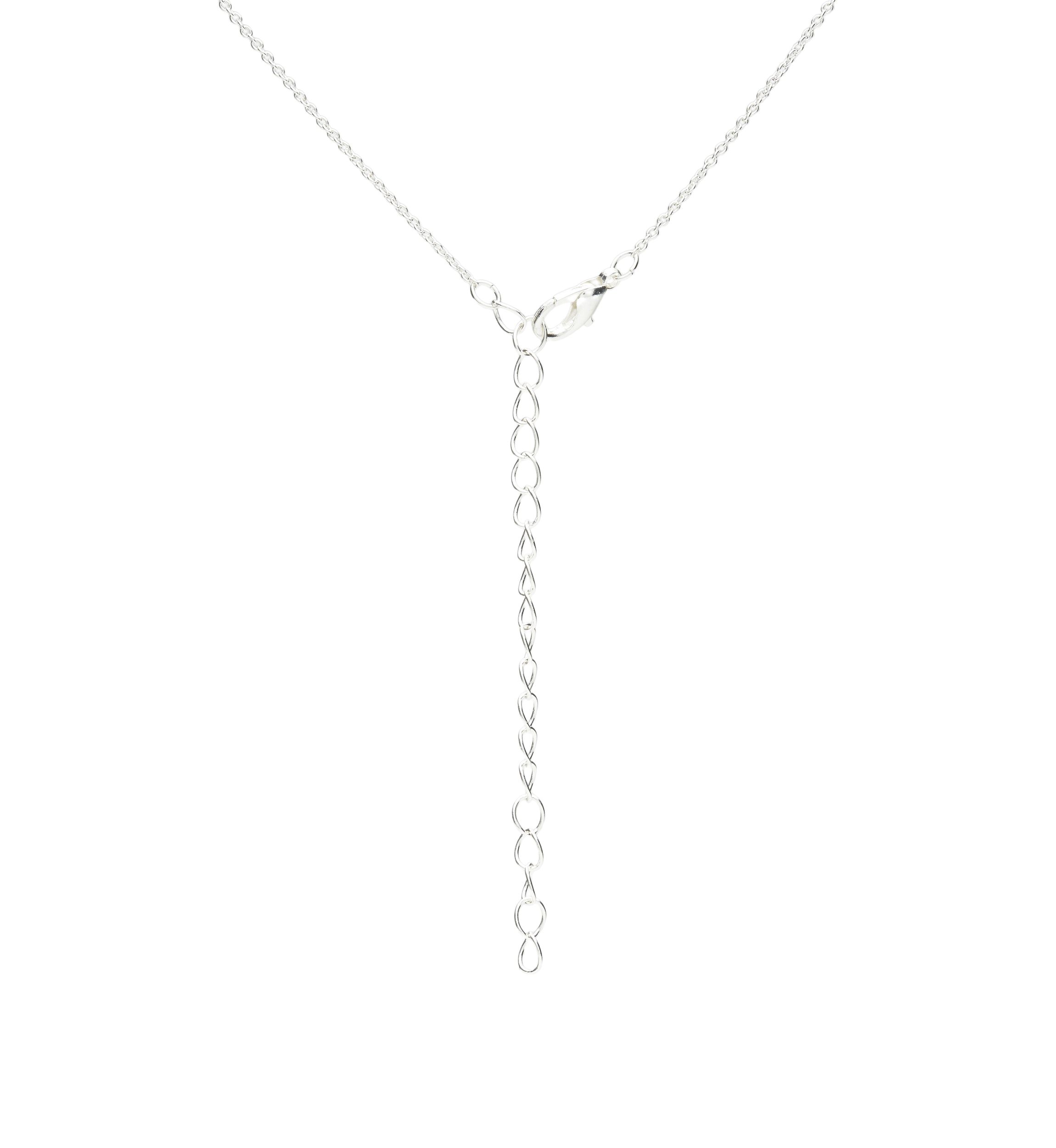 Square Stone Necklace and Earrings Set