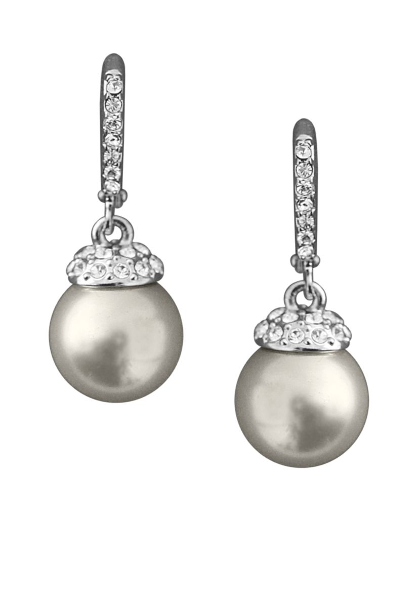 Drop Pearl Earrings
