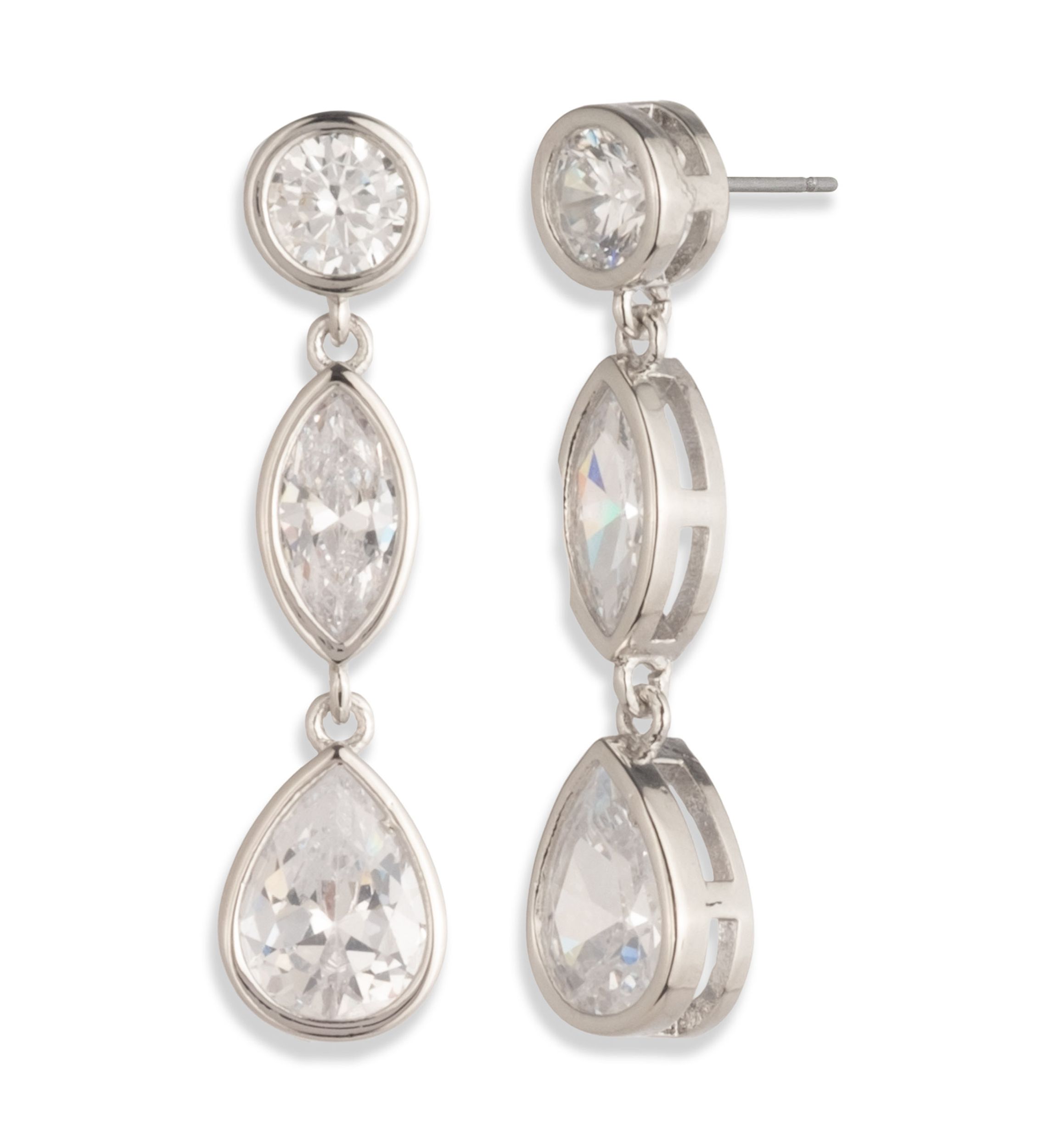 Triple Drop Earrings