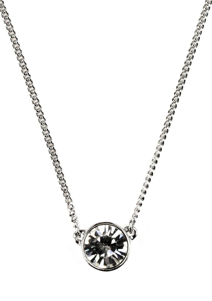 Crystal Stone Pendant Necklace