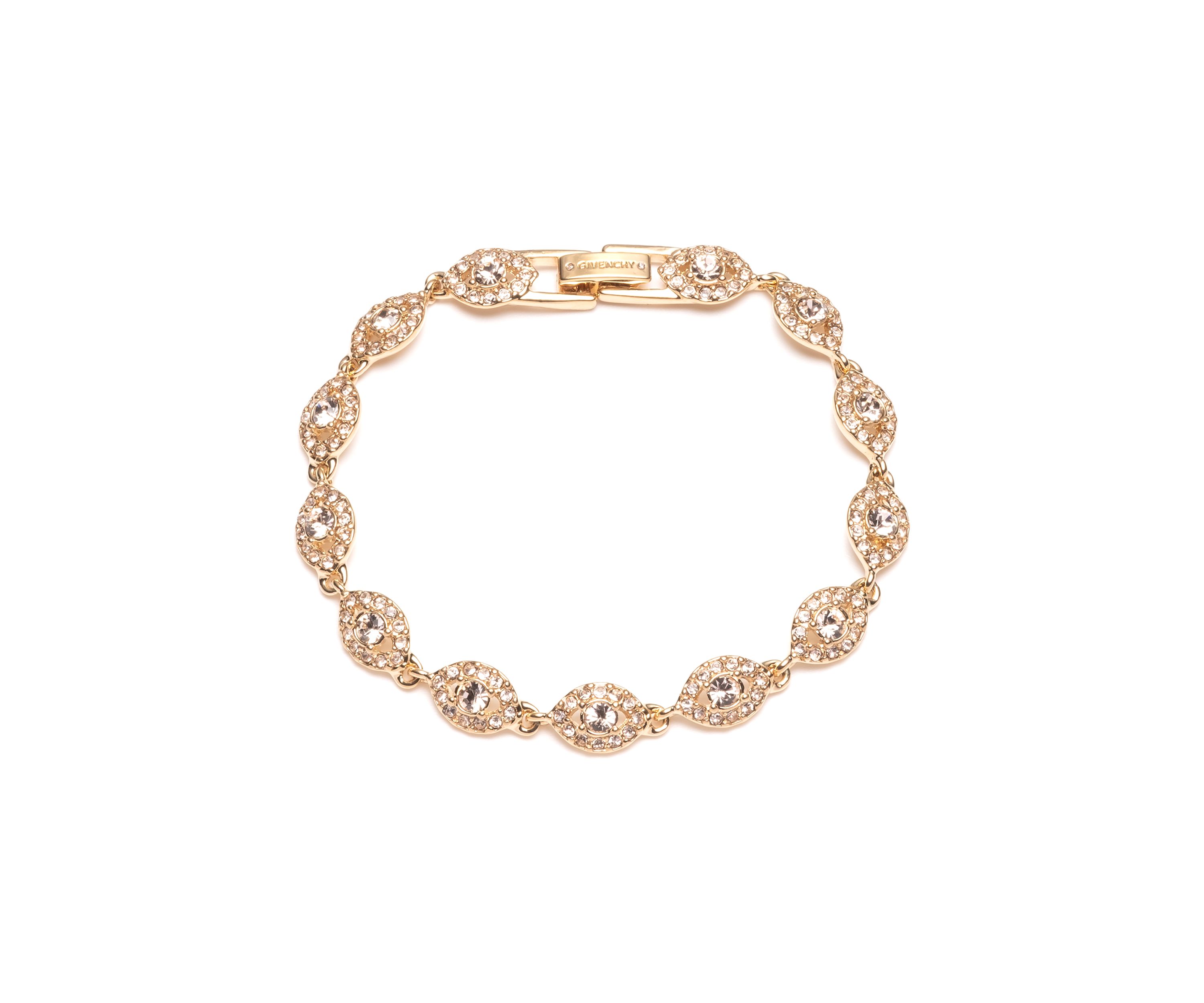 Gold Tone Silk Flex  Bracelet 