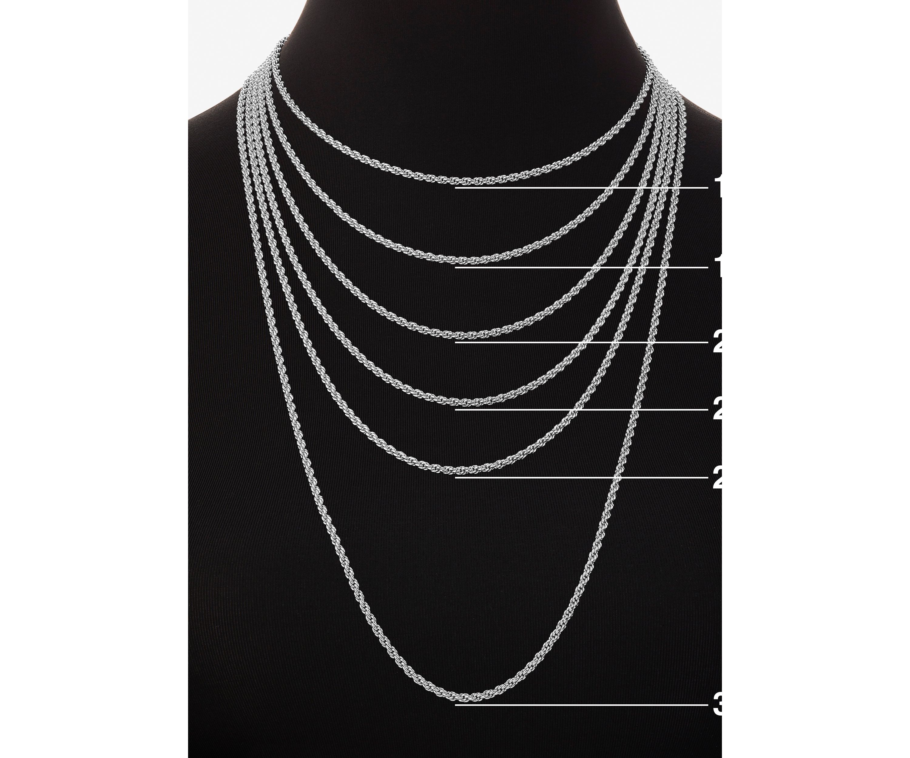 Sterling Silver Diamond Cut Oval Link Chain Necklace