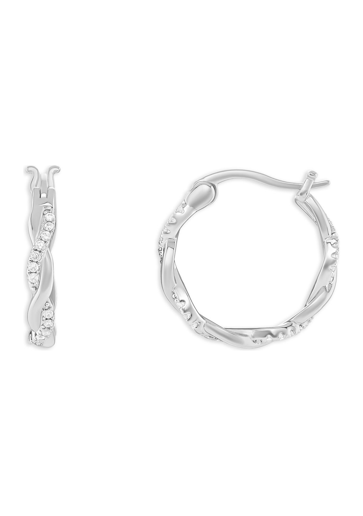 Twisted Hoop Earrings