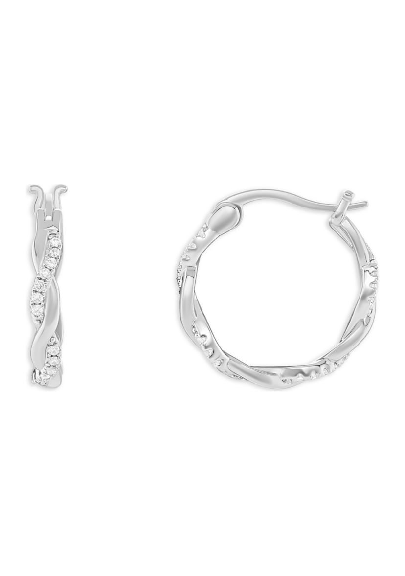 Twisted Hoop Earrings