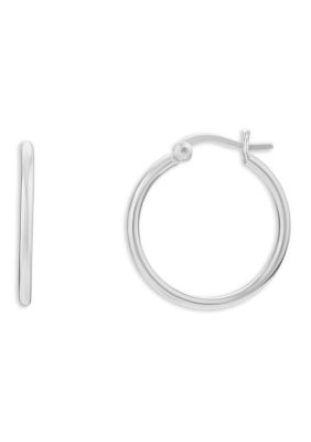 Belk Silverworks Sterling Silver Hoop Earrings