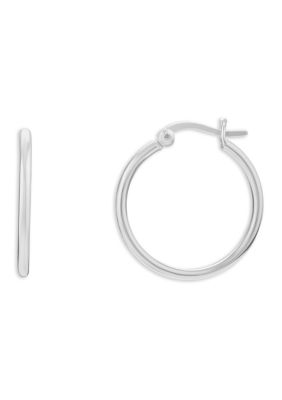 Belk Silverworks Sterling Silver Hoop Earrings