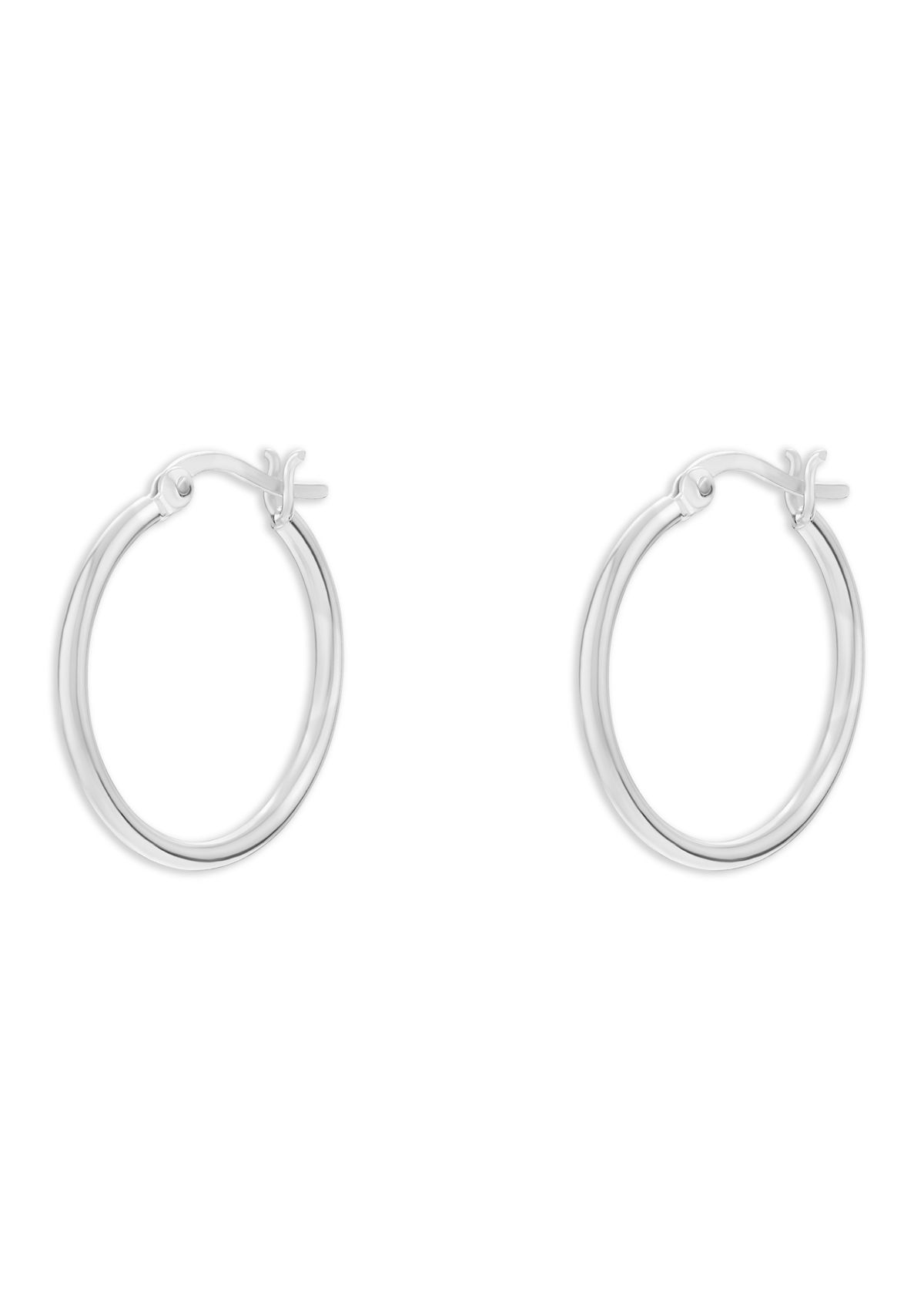 Sterling Silver Hoop Earrings 