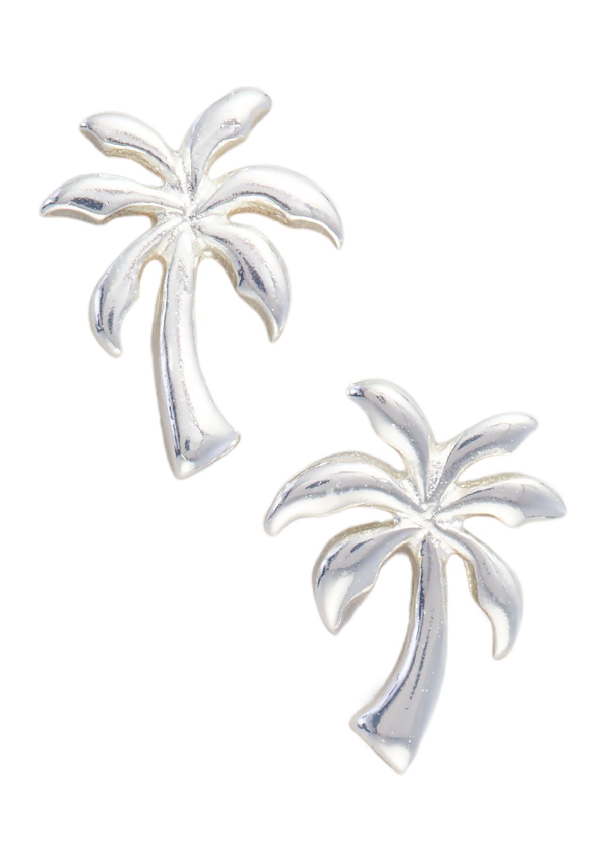 Palm Tree Stud Earrings 