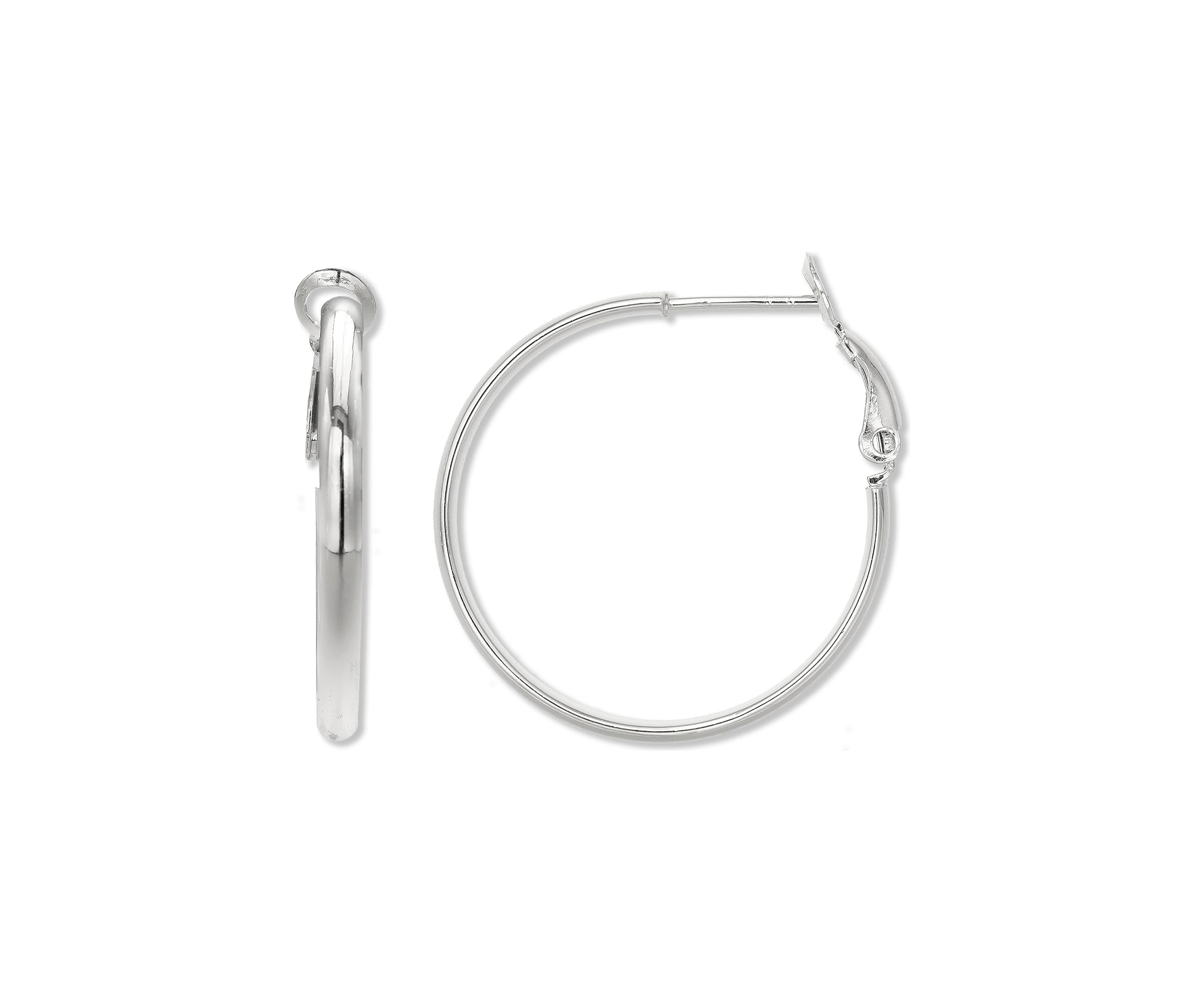 Hoop Earrings in Sterling Silver