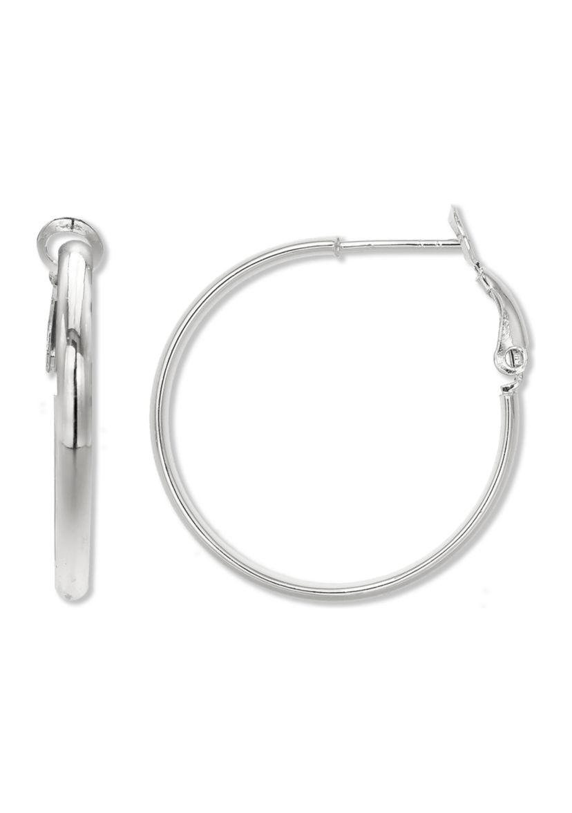 Hoop Earrings in Sterling Silver