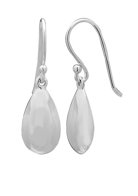 Belk Silverworks Fine Silver Plate Marquise Multi Chain Drop Earrings ...