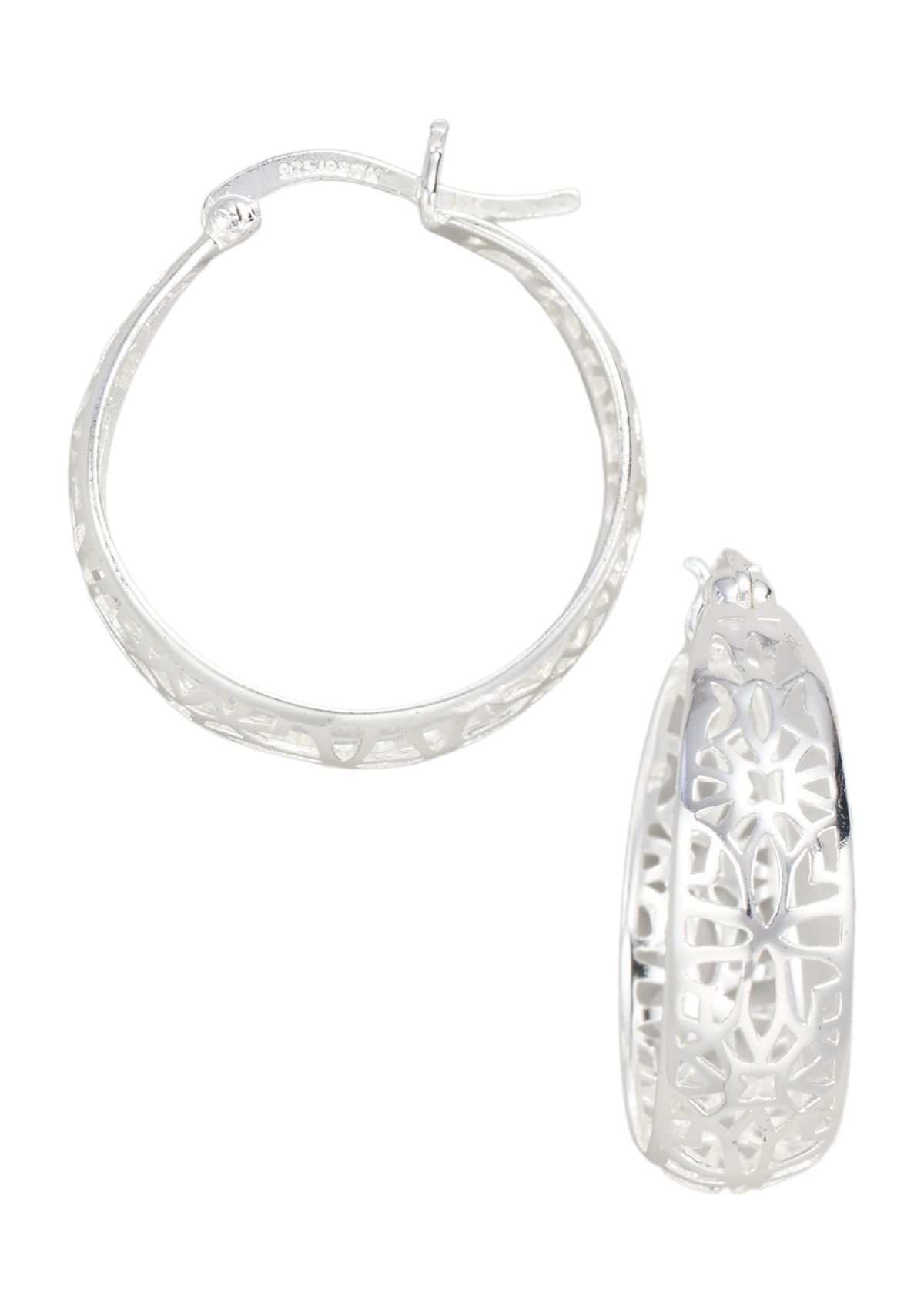 Filigree Hoop Earrings 